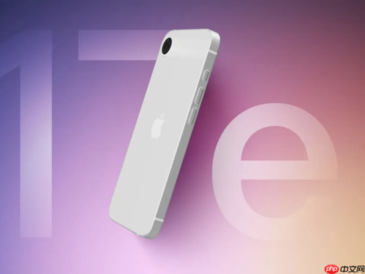 等等党的胜利 iPhone 17e前摄将配备1800万像素摄像头