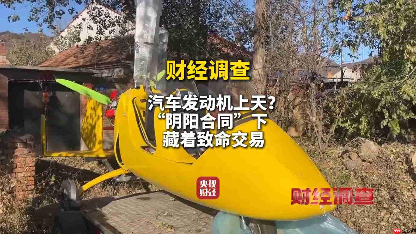 网络叫卖数万元手搓飞机？央视起底三无飞机：靠阴阳合同逃避监管
