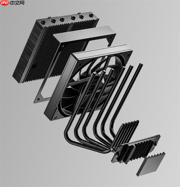 ID-Cooling新款风冷散热器首发209元：77mm高度 自研六热管