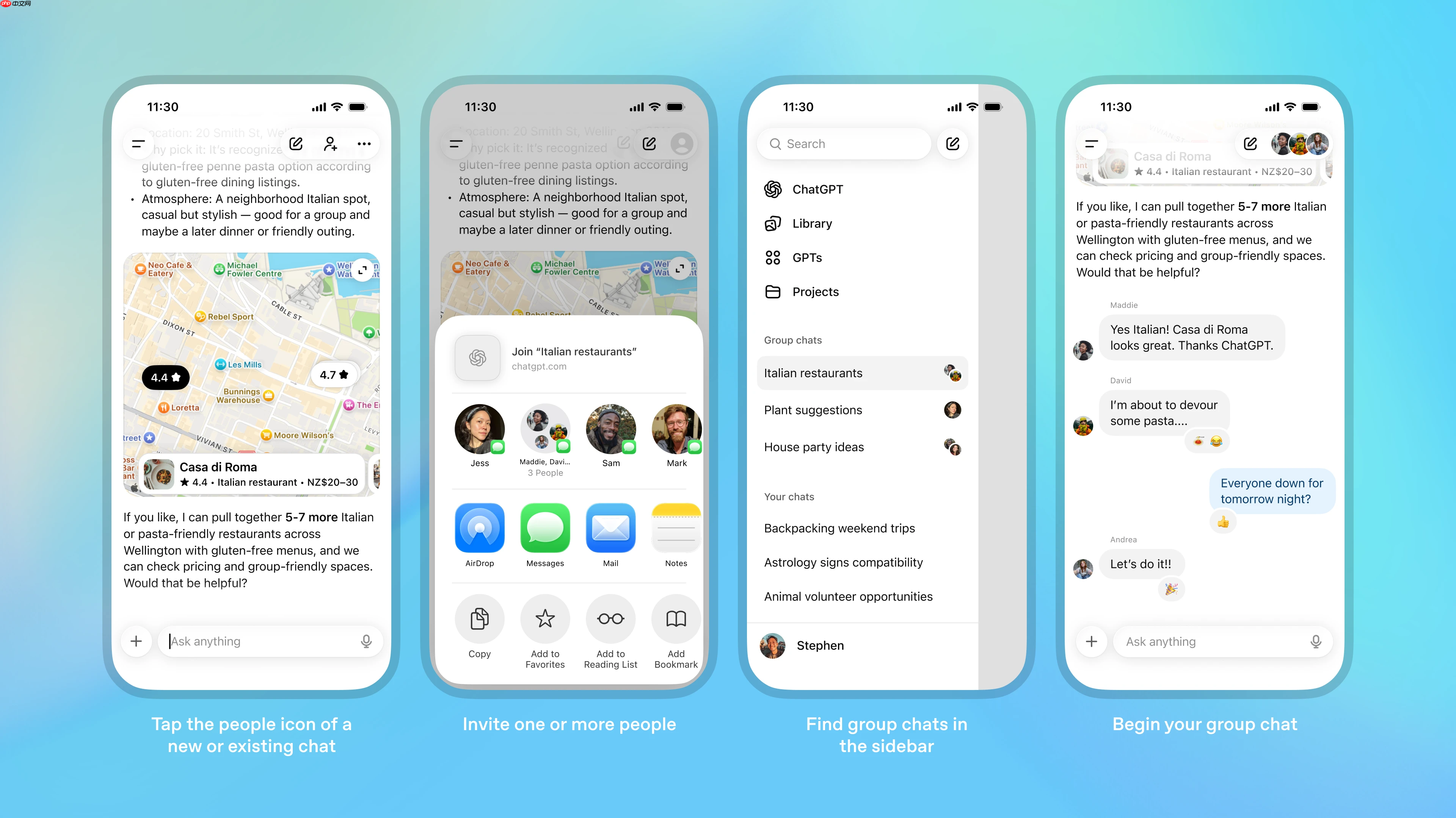 OpenAI 推出 ChatGPT 群聊功能，开启多人协作新体验
