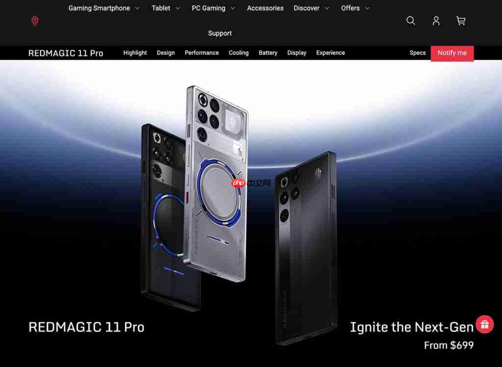 AquaCore 水风双冷、Redmagic 11 Pro 国际版曝光！等同国行红魔 11 Pro+、入场价 699 美元在港可买？