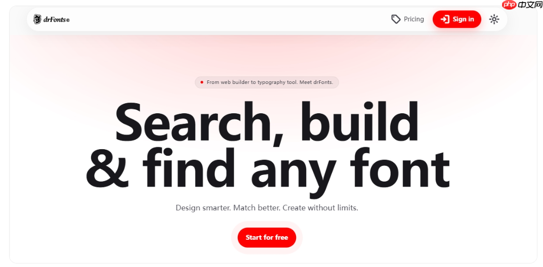 ​全球首款 AI 字体生成器 “Dr Fonts©” 上线，免费试用体验