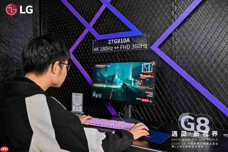 遇见·新视界”：LG电子首款6K雷电5电竞显示器，开启沉浸新境
