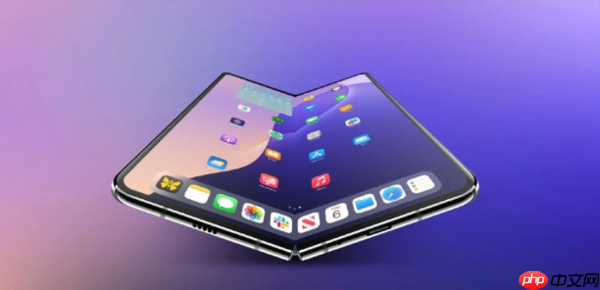 曝iPhone Fold将采用iPad mini比例!配备屏下传感器