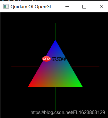 [pyopengl][转载]画一个三角形