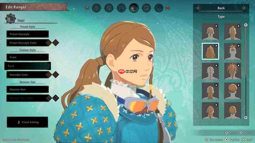 可以捏脸！《怪物猎人物语3：命运双龙》角色编辑演示PV发布