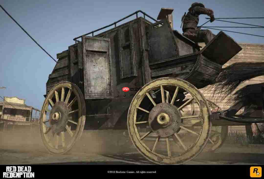 前R星员工公开《荒野大镖客：救赎》早期开发画面截图