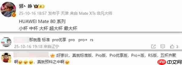 曝华为Mate 80系列将推5款新机 含优享版 11月底发布？