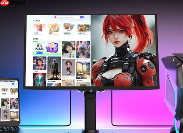 泰坦军团推出新款27寸显示器：2K 240Hz OLED屏首发1999元