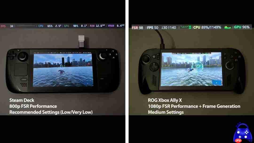 《漫威蜘蛛侠2》画面对比：Xbox Ally X超越Steam Deck