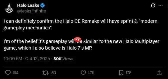 曝《光环：战斗进化》重制版采用现代游戏机制