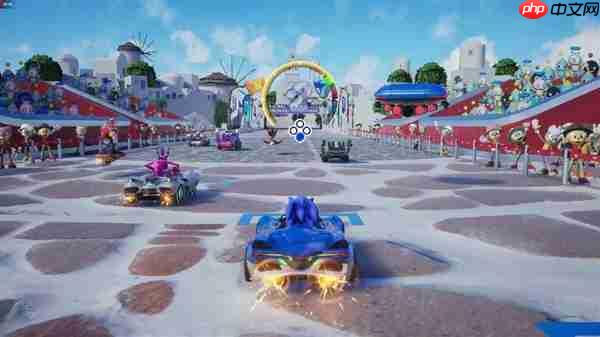 《索尼克赛车 交叉世界》耕升 RTX 5060 Ti 踏雪X3 OC娱乐狂飙