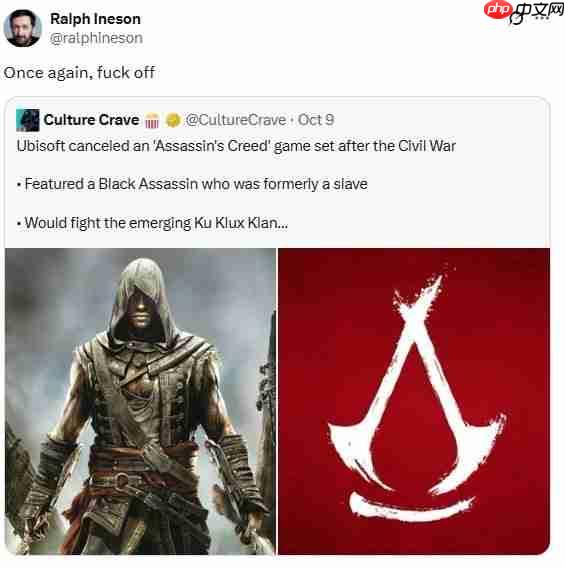 滚开！ 前《刺客信条：黑旗》配音演员怒斥新作被取消