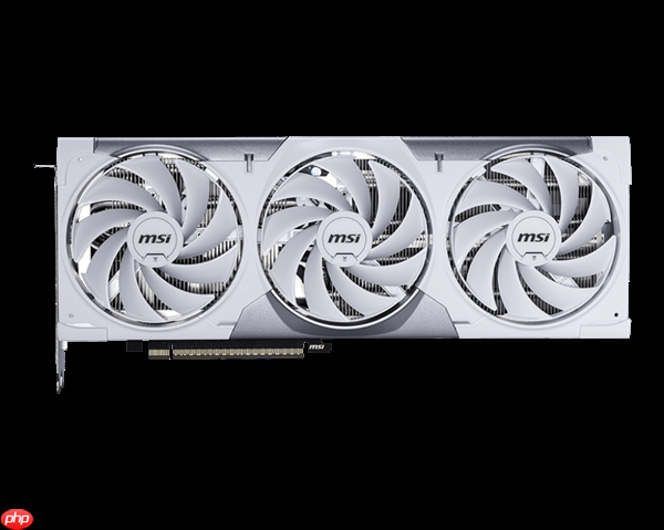 微星首款背插显卡发布：纯白、看不到一根线