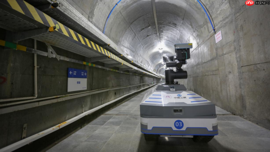 我国第三大水电站“溪洛渡水电站”实现机器人廊道巡检全覆盖