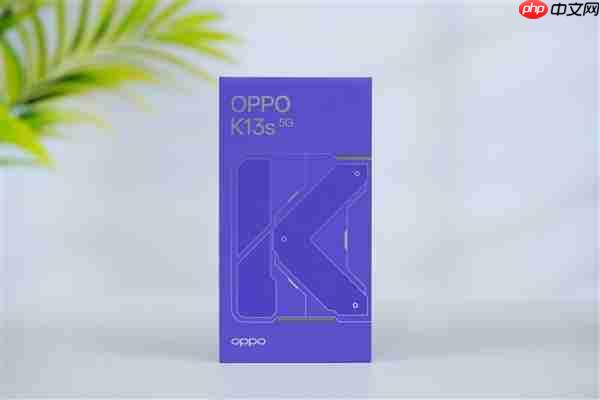 满级防尘防水仅1499元！OPPO K13s图赏