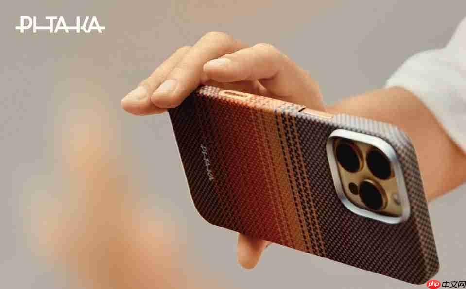 PITAKA自研PitaTap™拍照按键，重新定义手机壳交互体验