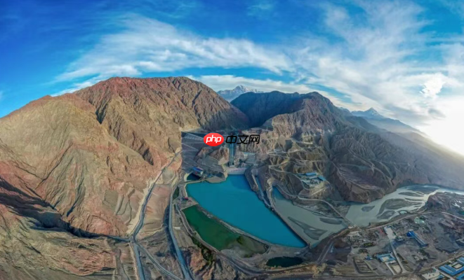 世界最高混凝土面板砂砾石坝，新疆大石峡水利枢纽工程下闸蓄水