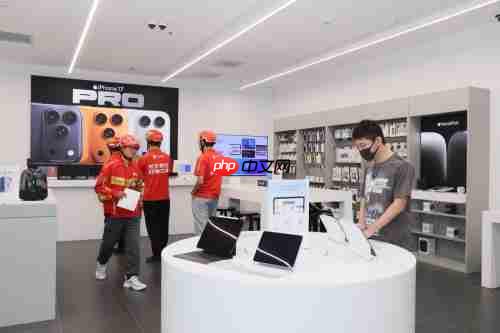 过去熬夜排队买iPhone 如今京东秒送骑手为我排队送新机