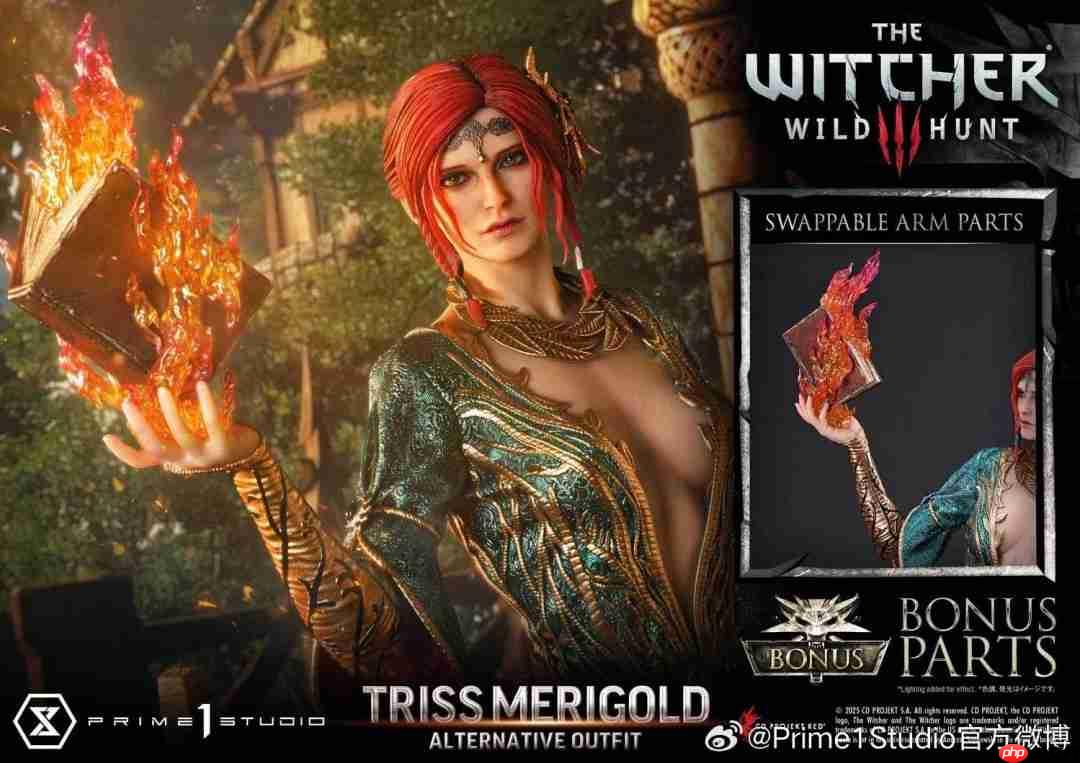 《巫师3》特莉丝雕像开启预约：肌肤细腻 柔美逼真