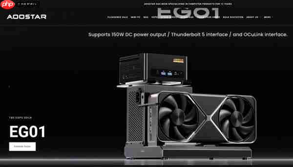 天钡公布新款eGPU显卡坞：可直接安装一台迷你电脑