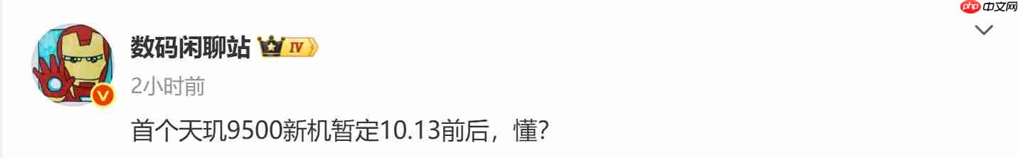 vivo x300系列将首发天玑9500，预计10月13日亮相