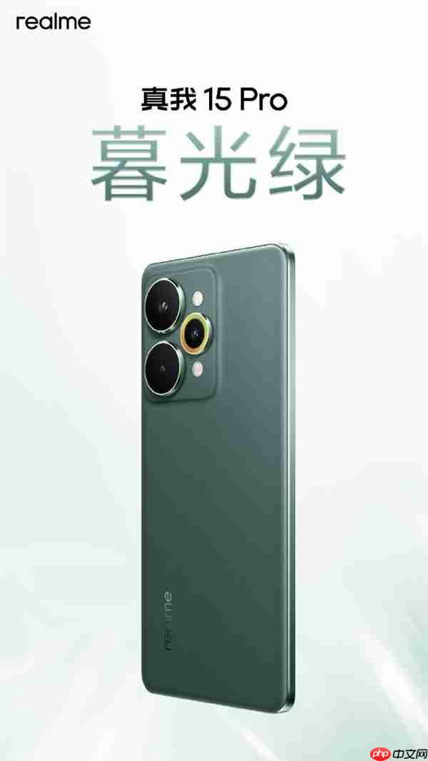 真我15 Pro外观公布 行业首创流光晕染工艺 每台都独一无二