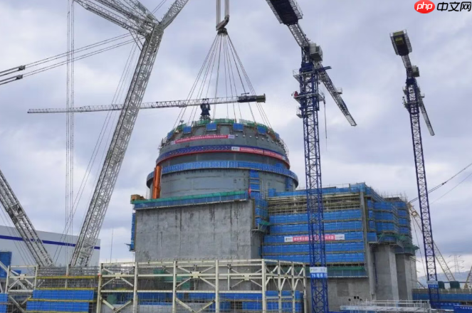 山东海阳核电 4 号机组反应堆厂房封顶，二期工程里程碑节点过半