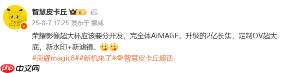 疑似OV米耀超大杯影像参数曝光！OV主打2亿像素主摄