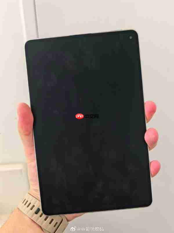 8.8英寸超窄挖孔屏 一手可握！华为MatePad Mini真机亮相：全系支持插卡