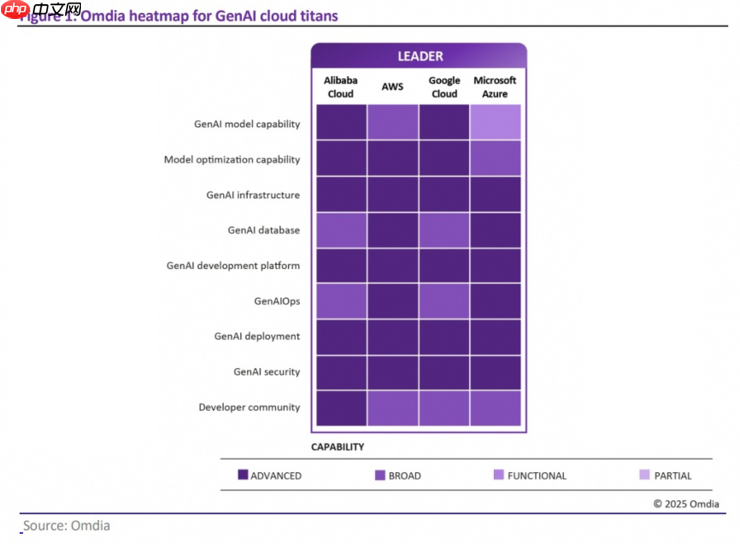 阿里云获评AI云市场“领导者”，国内唯一