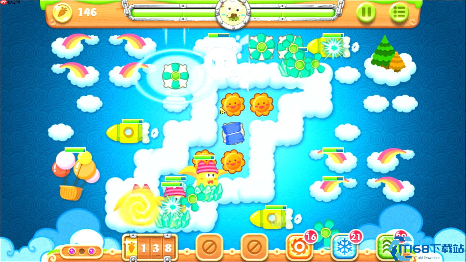 保卫萝卜59关瓶子任务终极挑战：压血线抢人头必备秘籍