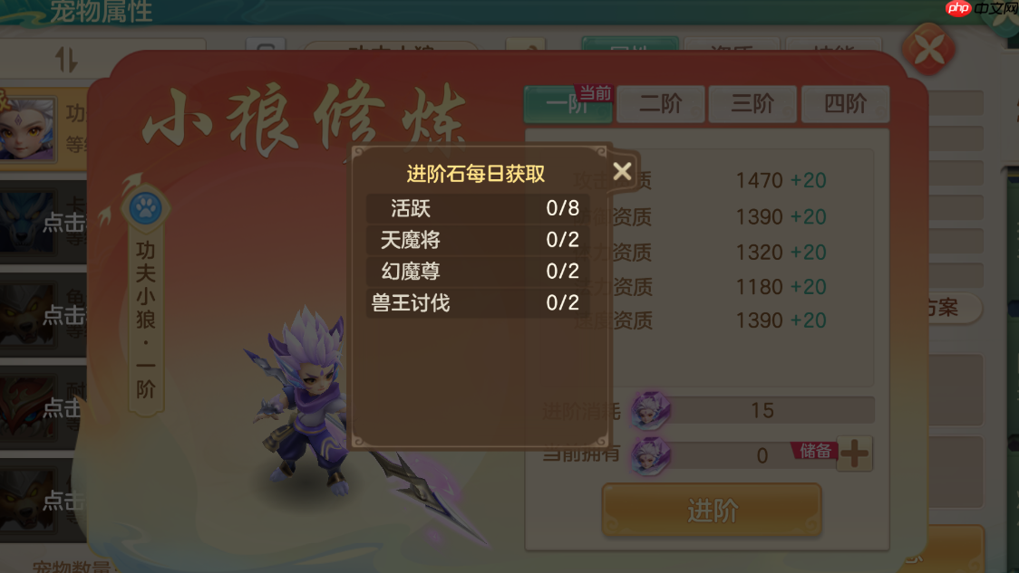 梦想世界功夫小狼终极培养指南：首充神宠进阶全解