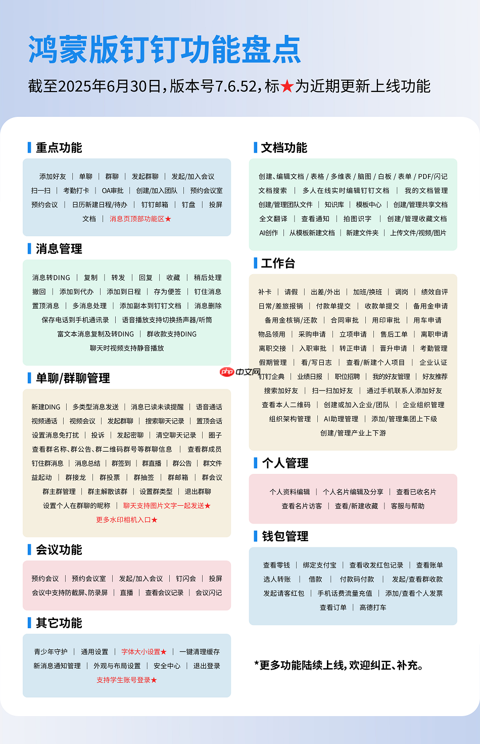 鸿蒙版钉钉降低企业鸿蒙化门槛：工作台上线“适配鸿蒙”入口与适配指南