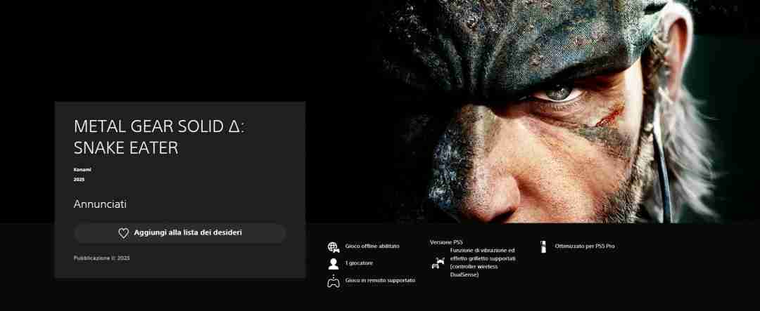 合金装备3：重制版公布发售日期，新预告片揭示更多细节