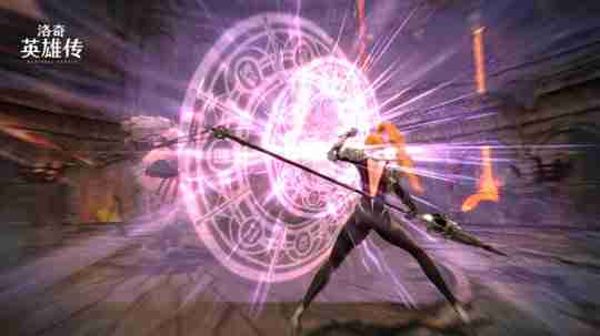 圣枪女骑士！《洛奇英雄传》新角色“内文”技能姿态欣赏！