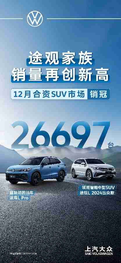 上汽大众2024全年销售120万辆 开启合资2.0新时代