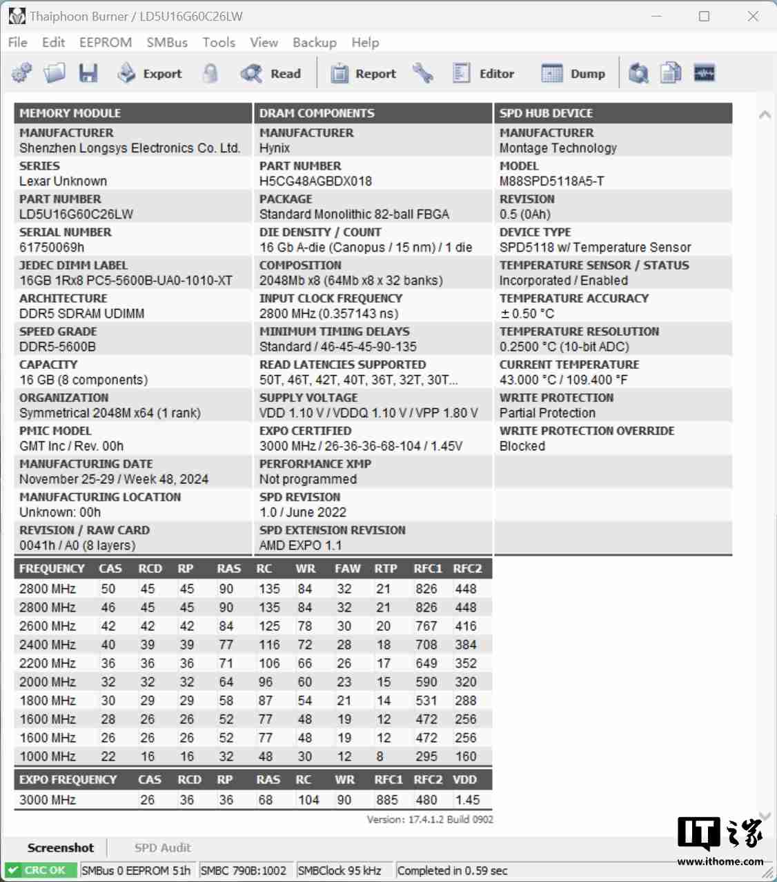 雷克沙战神之翼 ARES RGB DDR5 6000 C26 内存体验：超低时序 + 海力士颗粒认证，专为 AMD 平台打造