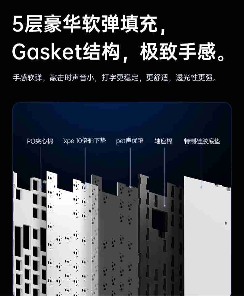迈从 G87 机械键盘开售：Gasket 结构、三模连接，首发 99 元起