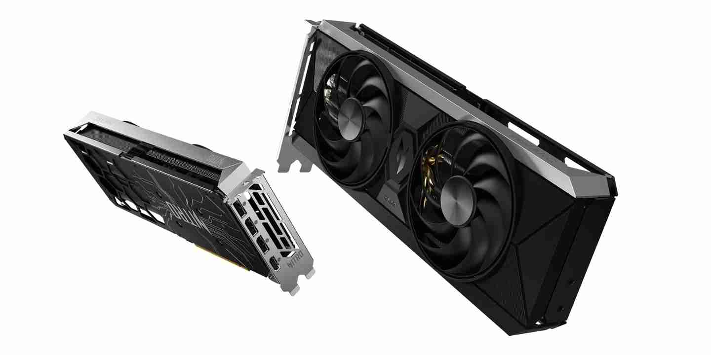 宏碁推出暗影骑士 Nitro 英特尔锐炫 B580/570 OC 显卡，硬朗双风扇外形