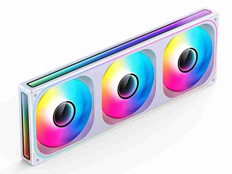 乔思伯推出 ZB 系列无限镜灯效风扇：可选正反叶，多颗装联体设计