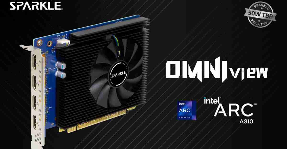 SPARKLE 撼与发布单槽 Arc A310 Omni View 显卡：4 个 HDMI 端口，TDP 降至 50W