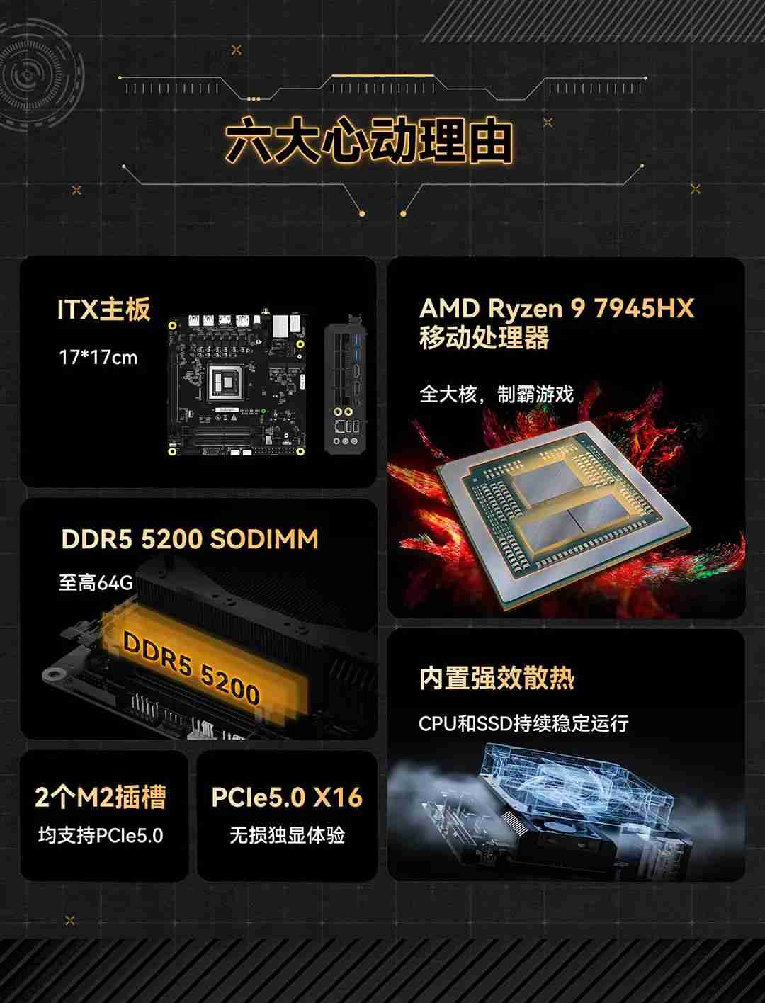首发 3599 → 到手 2699 元：铭凡 BD790i ITX 主板预售新低（含 R9-7945HX 处理器）