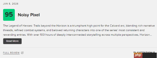 《界之轨迹》M站87分!剧情引人入胜 战斗也尤为出色