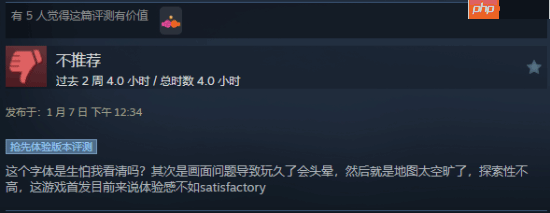 《绿色地狱》开发商新作《星际裂变》上线：外服好评如潮 国区因字体翻车