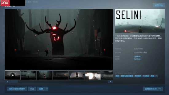 平台解谜《SELINI》定档明年Q1：开发耗时十年 全程无文本叙事
