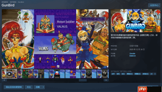 彩京纵版射击《武装飞鸟》12月30日登陆Steam：支持双人游玩，新增在线排行