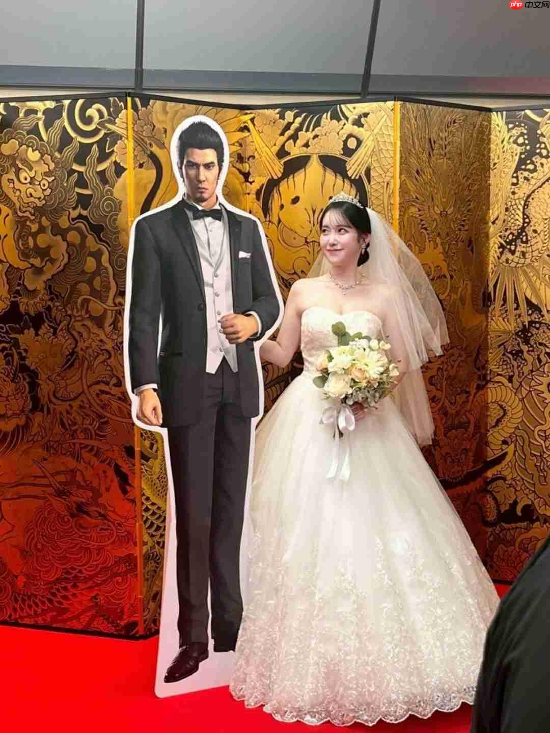 《如龙》系列20周年纪念 已有玩家与桐生一马“结婚”