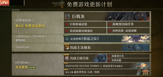 《怪物猎人：荒野》新情报来了！巨戟龙将是最后一只新怪