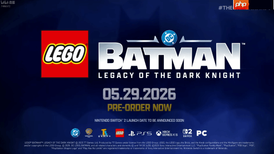 TGA：《乐高蝙蝠侠：黑暗骑士遗产》正式定档 超帅蝙蝠车和摩托！